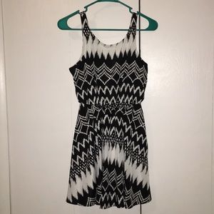 Black and White Party Dress